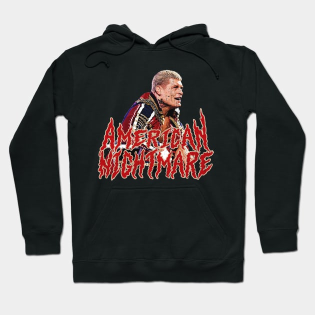 american nightmare cody rhodes Hoodie by Tompol Mikun